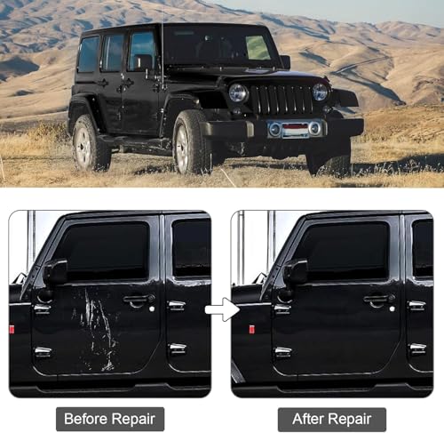 Image of Car Scratch Remover Touch Up Paint Pen Automotive Car Paint Pen 2 In 1 Car Paint Scratch Repair for Deep Scratches Special-Purpose Car Paint (Black)
