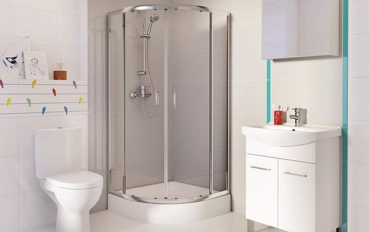 Completo per WC Toilette di ceramica stand – Set di design con cassetta Parva Slim in Duroplast, Sedile WC con abbassamento automatico SoftClose con funzione