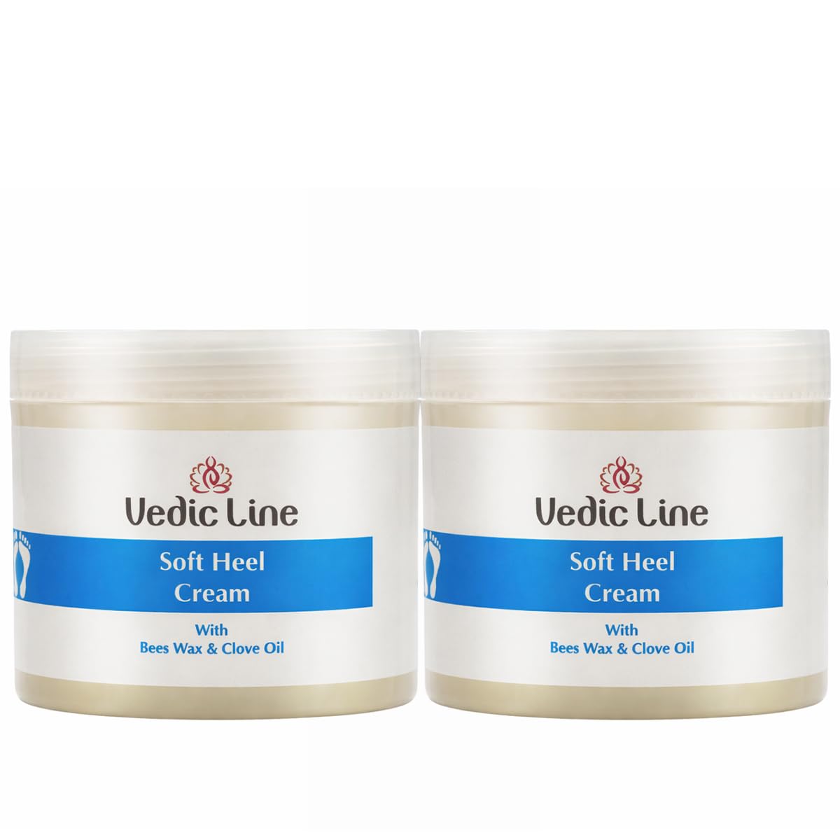 Vedicline Combo Soft Heel Cream, Moisturizes and Soothes Feet with Neem Oil, Clove Oil and Amla Extract,Pack of 2, (100 * 2) ml