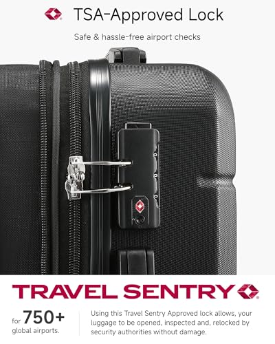 Image of YOETEY Luggage Sets 3 Piece, Expandable Hardshell Suitcase with TSA Lock & Silent Spinner Wheels, Lightweight Hardside Travel Suitcase Set for International Trips (20 /24 /28 in, White)
