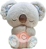 Mushplushies Breathing Otter Plush | Soothing Koala Bear | Sleep Buddy with 4 Gear Adjustment | Anxiety Relief Sleep Aid for Newborns(Koala)