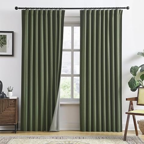 RAIN CITY Extra Wide Blackout Curtains 70x90 Cover