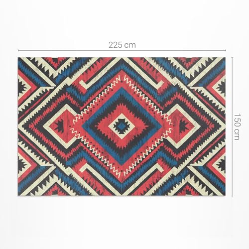 Tapis en vinyle résistant décoloration PVC rectangle 150x225 cm
