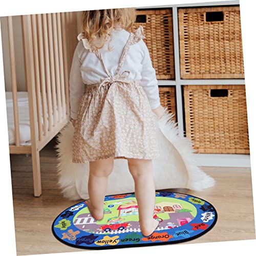 STOBOK Game Tapijt Vloerkleed Auto Vloermat Vloerkussens Voor Kinderen Fun Tapijt City Map Baby Mat Baby Kruipen Vloermat Baby Game Gebied Tapijt Kinderen Voet Mat Cartoon Baby Crawl Mat - Afbeelding 5