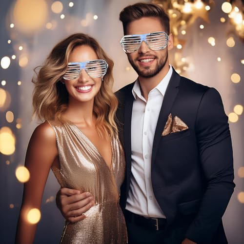 Vaulted Skulls & Co Slot Retro Shutter Shades Eyewear | Slat Glasses | Slotted Glasses | Stylish Sunglasses for Festivals3