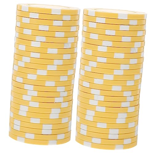 SUPVOX Poker Night Essentials 50pcs Plastic Poker Chips Small Game Counting Chips Home Gaming