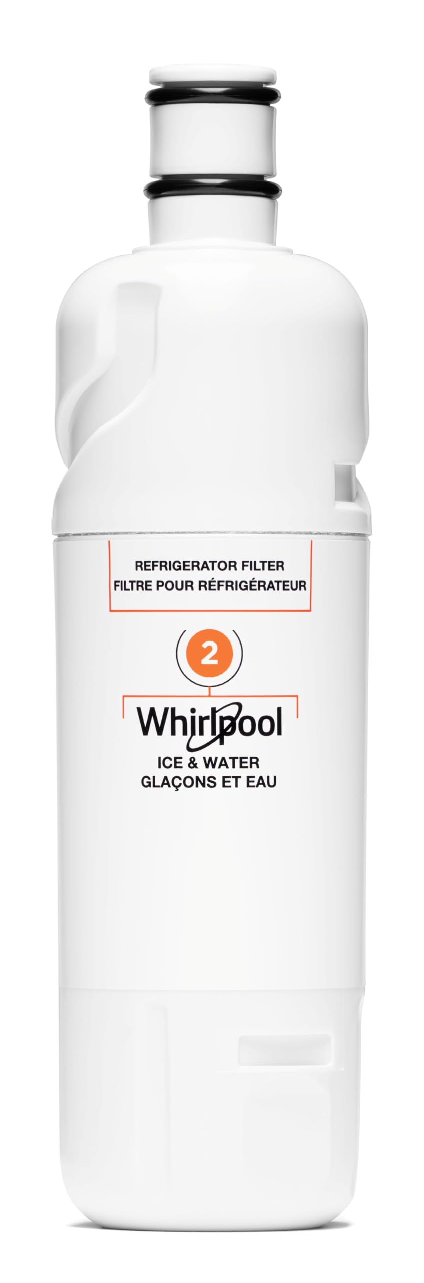 Whirlpool Filtro de hielo y agua para refrigerador 2, WHR2RXD1, 1 paquete