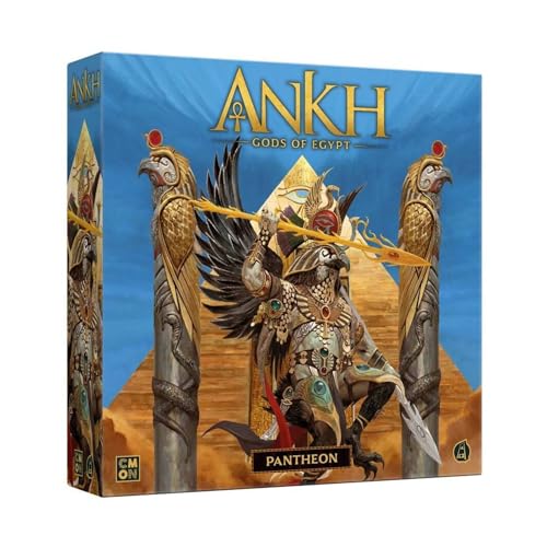 Ankh Gods of Egypt Board Game Pantheon EXPANSION - Expand Your Divine Dominion, Strategy Game for Kids and Adults, Ages 14+, 2-5 Players, 90 Minute Playtime, Made by CMON