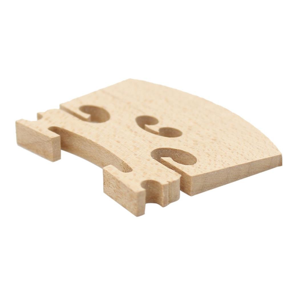 Salablez® 5pcs Maple Wood Violin Bridge for 4/4 Full Size Violin Replacement Durable - Image 4 thumbnail