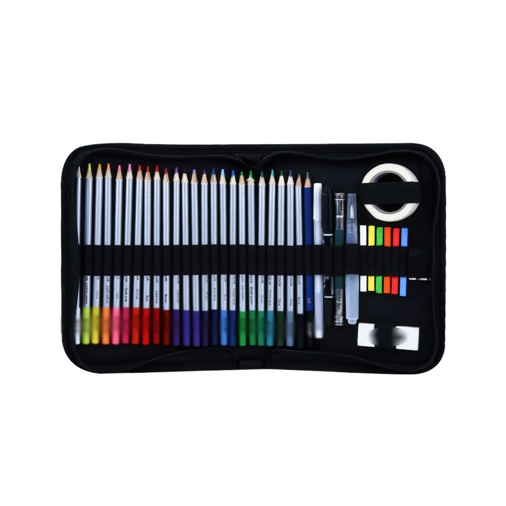 39-teiliges wasserlösliches Buntstifte-Set, Kunst, wasserlöslich, Buntstifte-Set
