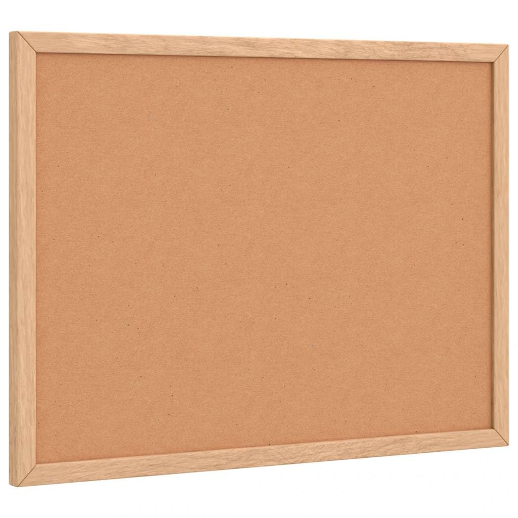 vidaXL Cork Board with Solid Pine Wood Frame 40x30 cm