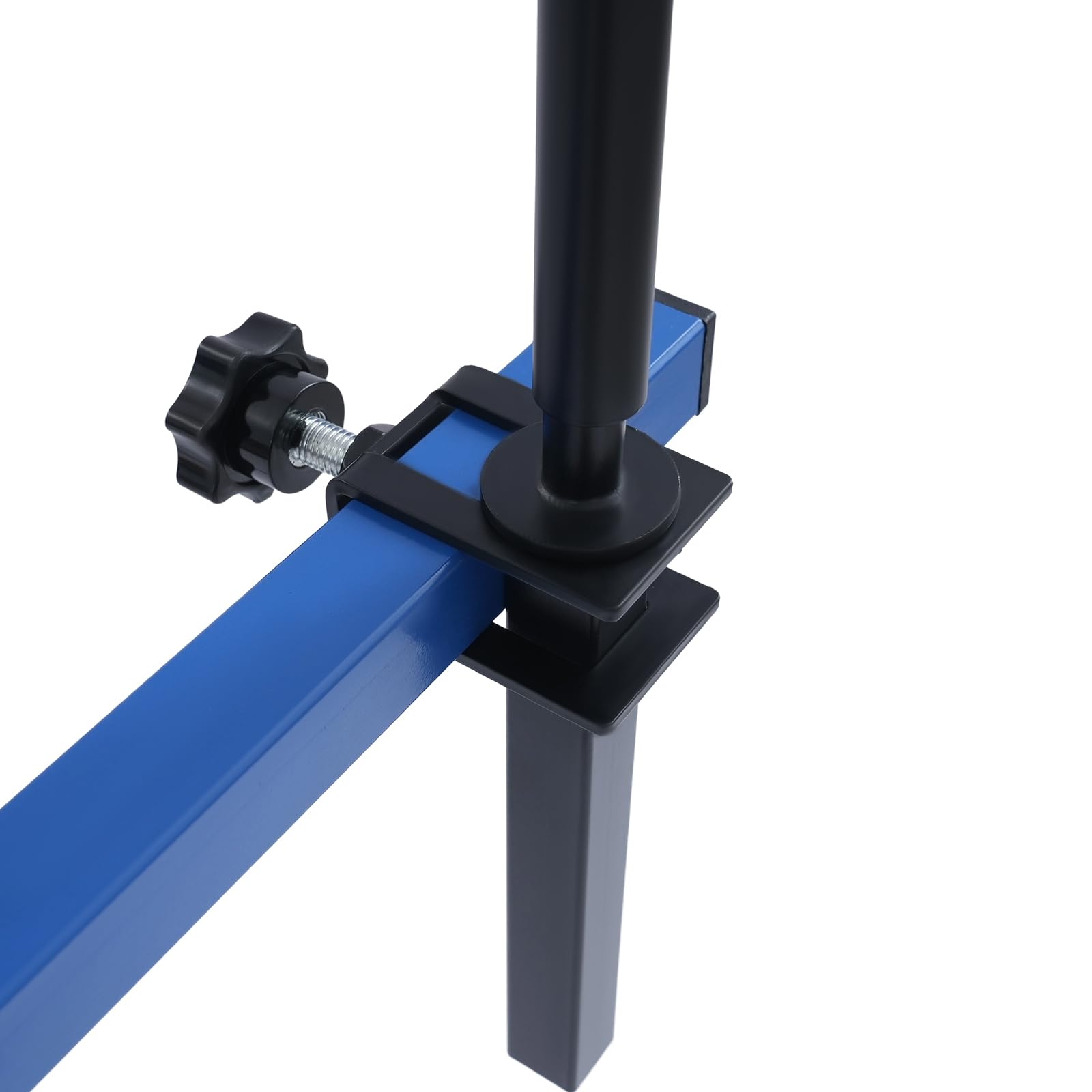 Lackierständer Auf Rädern,360° Drehbar, Höhenverstellbar Felgen-Lackierbock 4 Halter, Felgenlackierständer für Autoteile,Felgen,Hauben,Kotflügel,Türen,Stoßstange zum Lackieren (Blau)