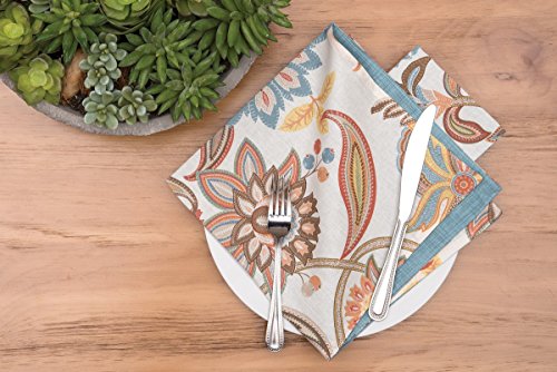 Servilleta cuadrada reversible de algodón C&F Home miniatura 3