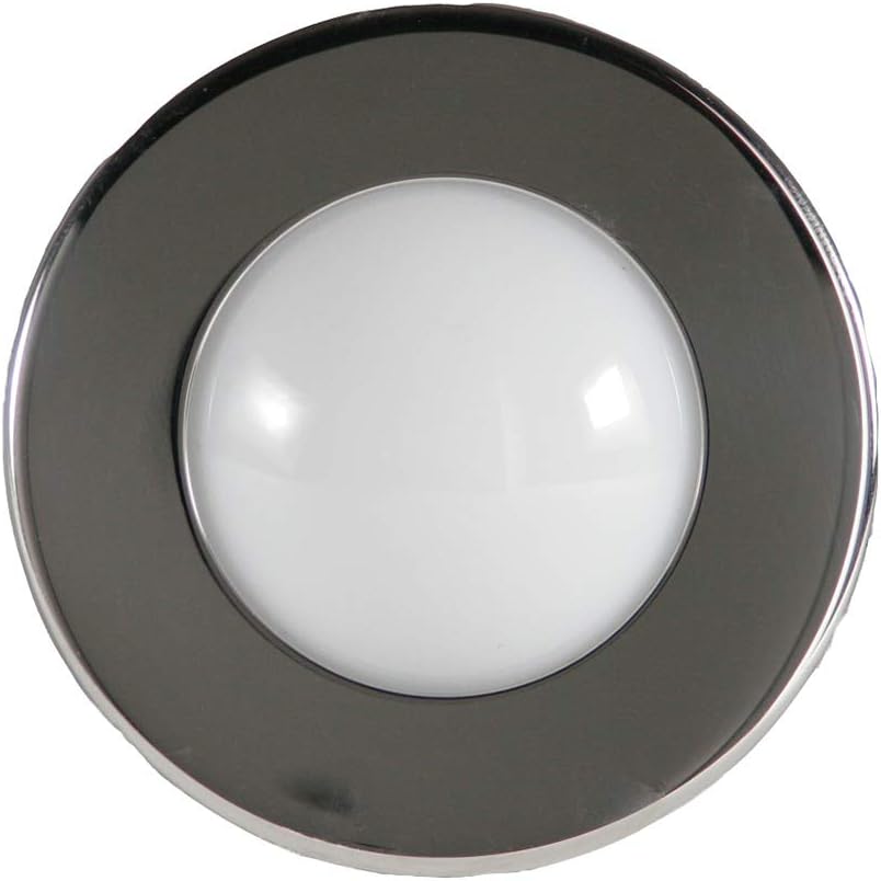 Manufacturers' Select ITC Tricolor LED Light - Watertight RV or Boat RBW LED Light with Stainless Steel Bezel (69660SS-RBW) (X00298JW9R)