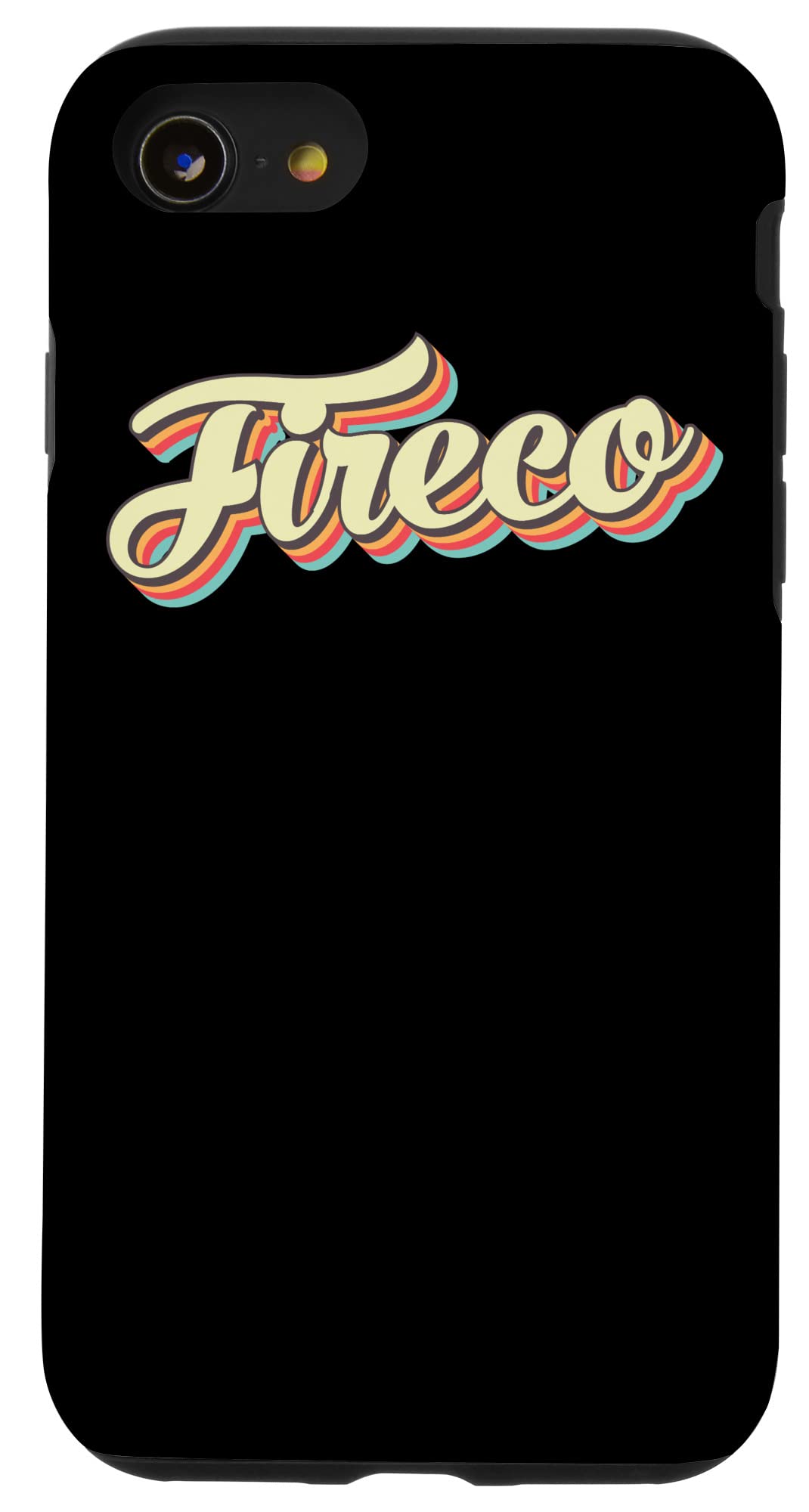 iPhone SE (2020) / 7 / 8 Fireco TShirt Retro Art Baseball Font Vintage Case