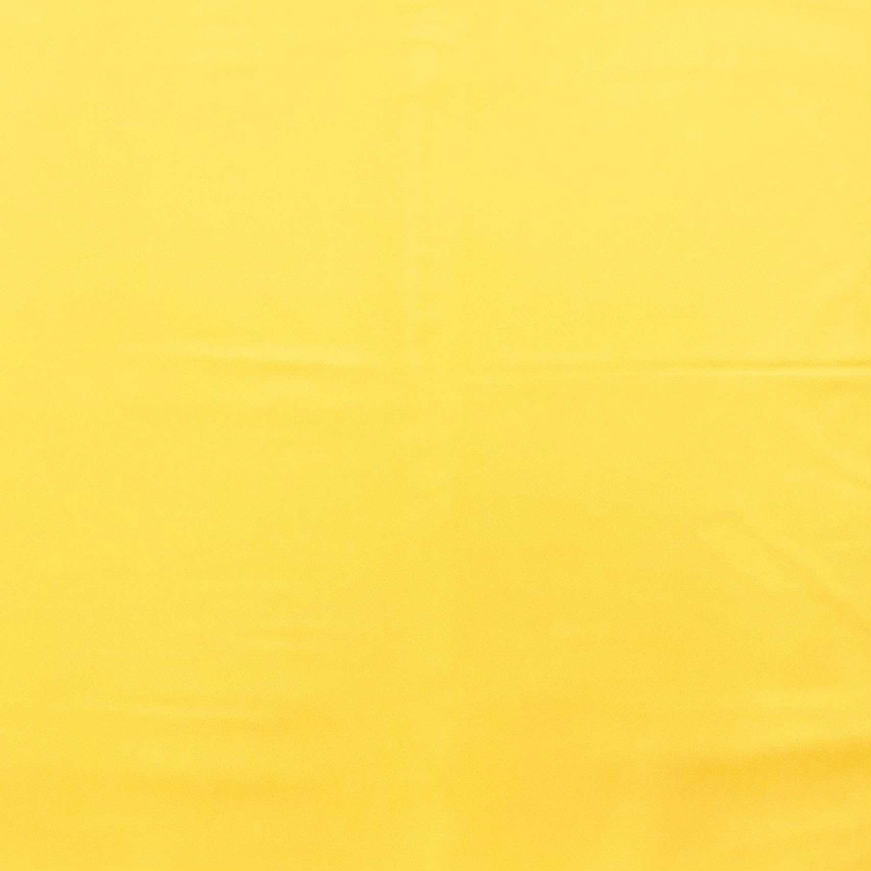 TFG Dress Making Plain Viscose Fabric 55" Wide 23 Colours Available Breathable Soft Material (Yellow)