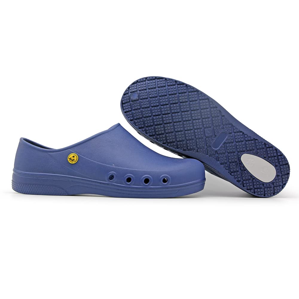 Professional Nurses Shoes for Women Men Slip Resistant Waterproof Work Shoes for Doctor Chef Food Service Nursing Slip-On