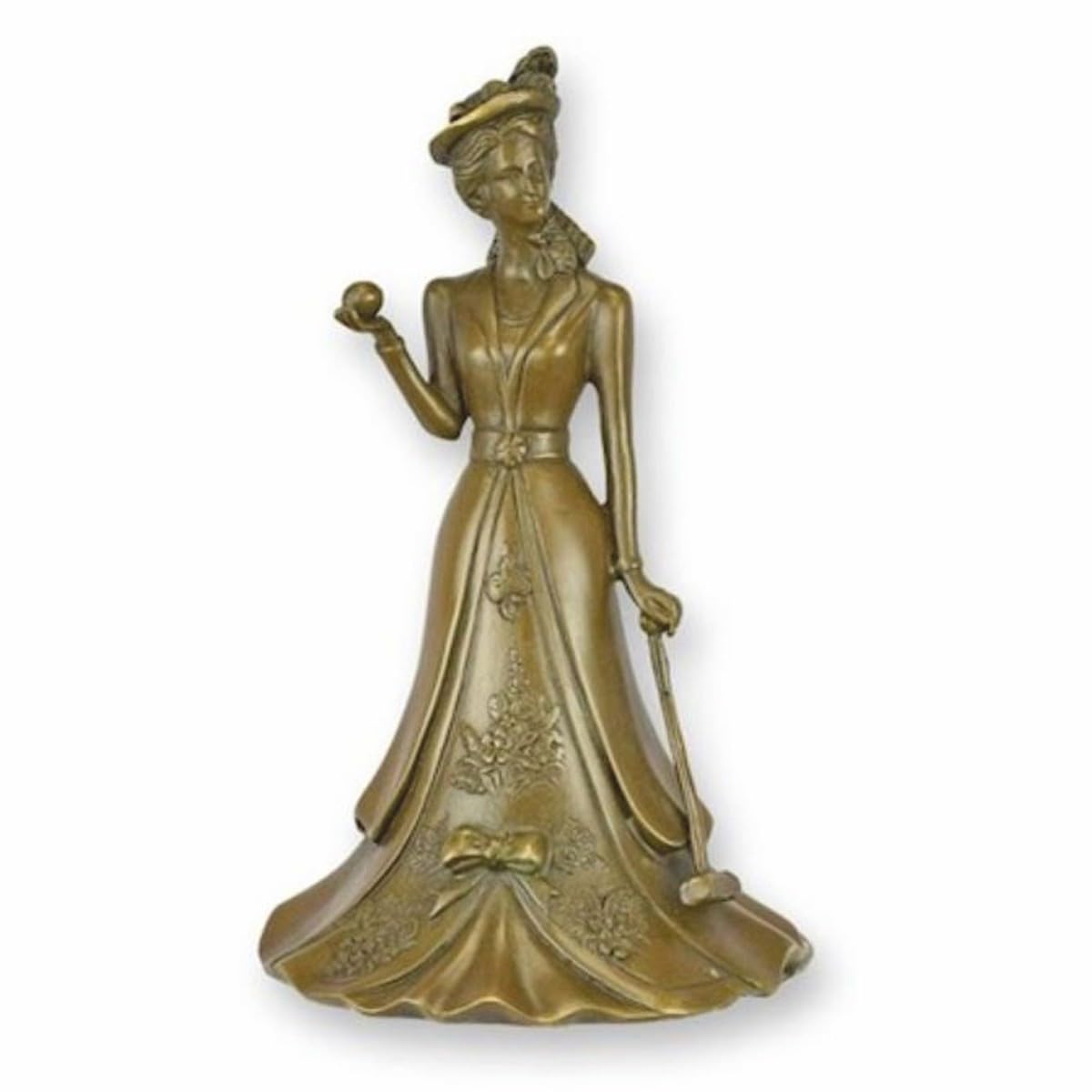 Campana de mesa decorativa de 16,8 cm ideal para regalo de golfistas Casa Padrino