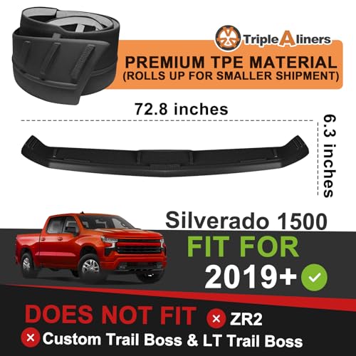 Image of TripleAliners Hood Bug Deflector Protector for 2019+ Chevy Silverado 1500