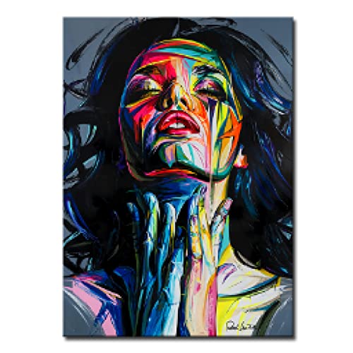 Affiches et Gravures Salon Décor Toile Portrait Femme Abstrait Modern