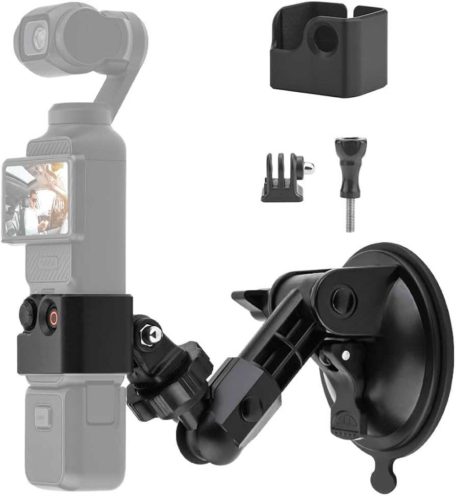 DJI Pocket 3、Action 、Insta360、GoPro 電子吸盤 Amazon | Osmo Pocket 3/2、Action 4、Insta360 X4/X3/X2/Go 3S、GoPro