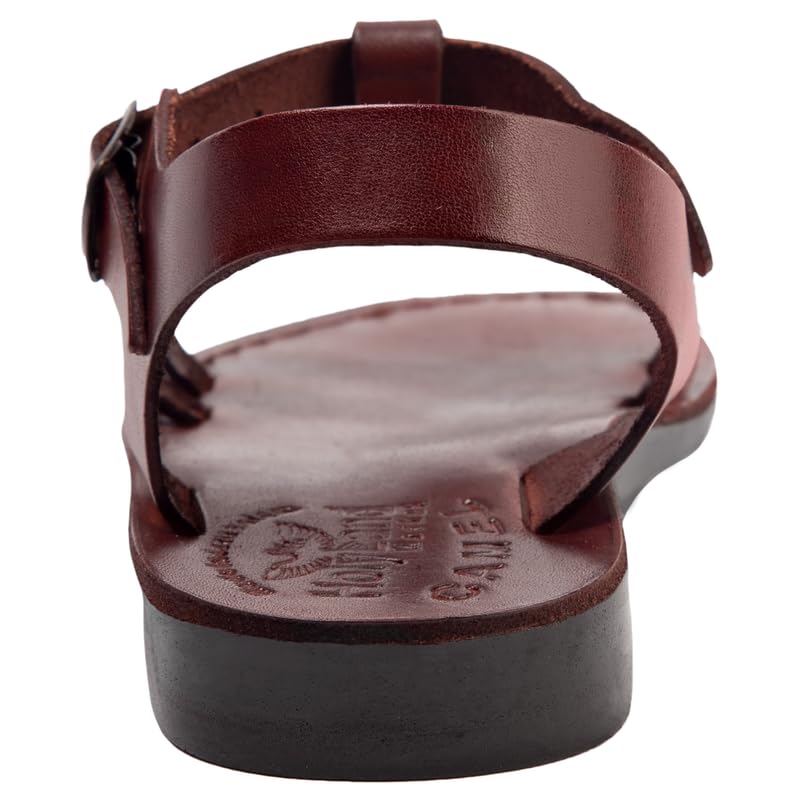 Holy Land Market Men/Women Biblical Jesus Leather Sandals/Slides From Jerusalem (Peter The Fisherman)3