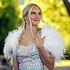 ZUCKER Ostrich Feather Shoulder Wrap - Vintage Sty... #2