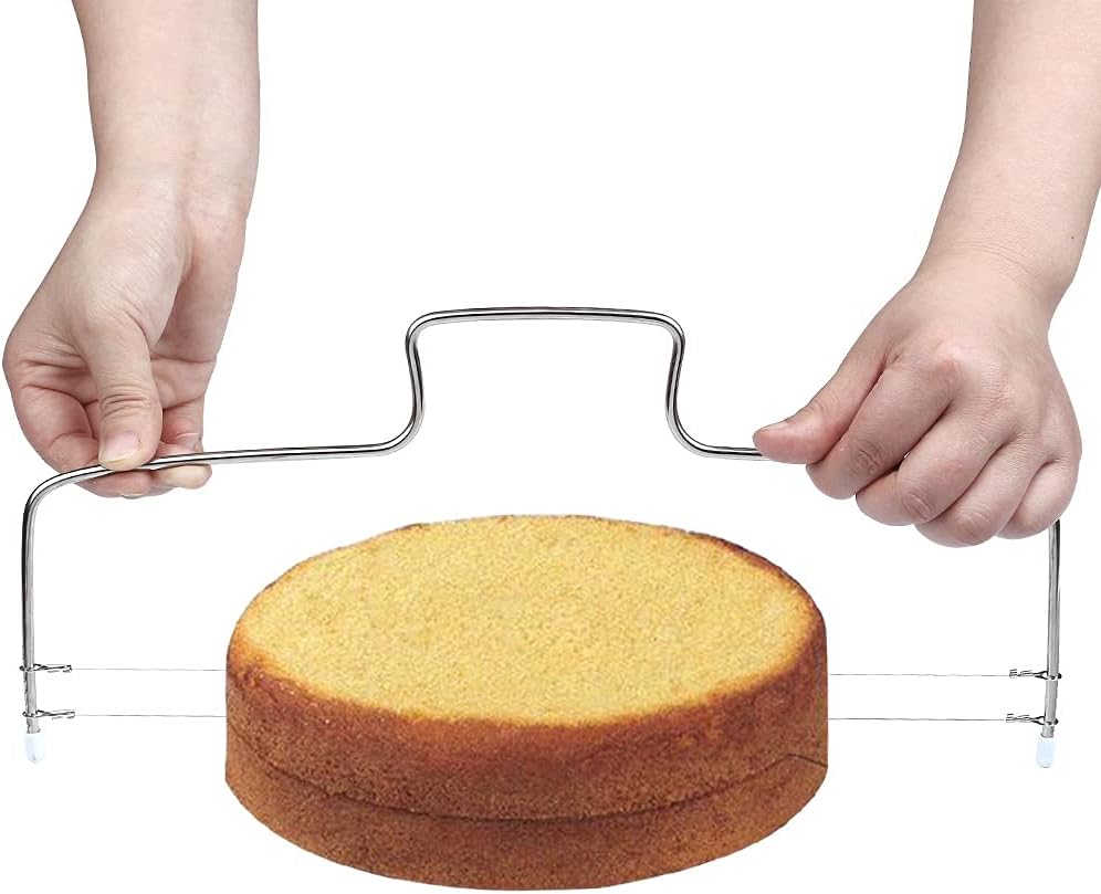 RUIX Professional Cake Cutter, Adjustable Double Cake Cutting Wire