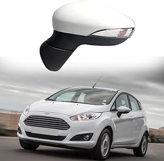 Driver Side Mirror Replacement Fit for 2009-2017 Ford Fiesta for 2008-2012 Ford MK7 MK8 Car Accessories Rear View Mirror Assembly Heating,Turn Light,Manual Folding