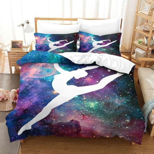Housse de couette microfibre de qualité silhouette de danseuse - 3