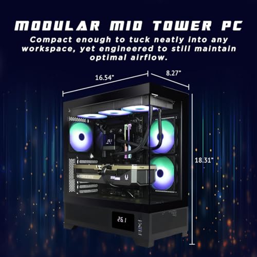 Image of ZOTAC MEK AI-Enhanced Gaming PC Desktop Computer - NVIDIA GeForce RTX 5080, AMD Ryzen 7 9700X 5.5GHz, 32GB DDR5 RGB, 2TB NVME M.2 SSD, 1000W 80+ Gold PSU, WiFi 7, Windows 11