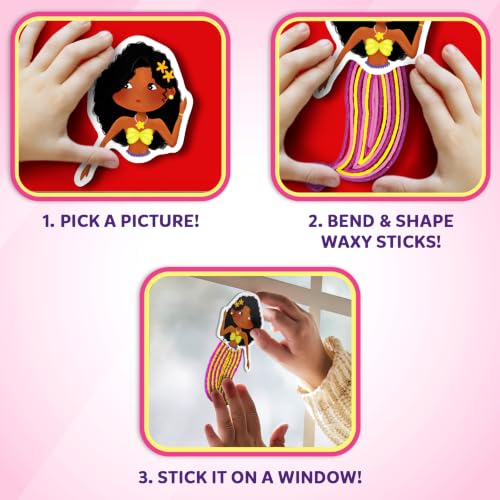 Image of Skillmatics Waxy Stick Art Kit - 100 Bendable & Reusable Waxy Sticks