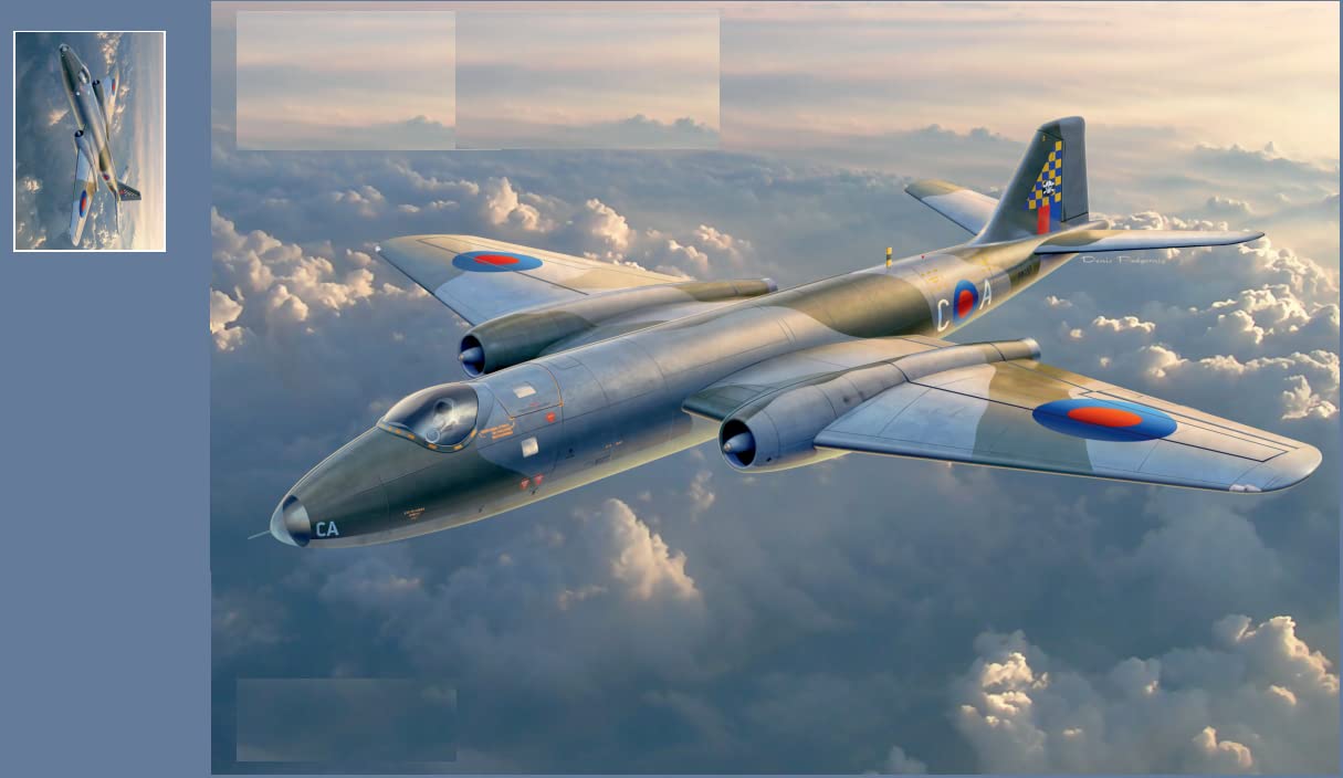 AMP 72-018 - 1/72 English Electric Canberra B2, Scale Plastic Model kit