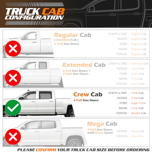 Estribos laterales M-AUTO para Ford F-150 Super Crew Cab miniatura 3