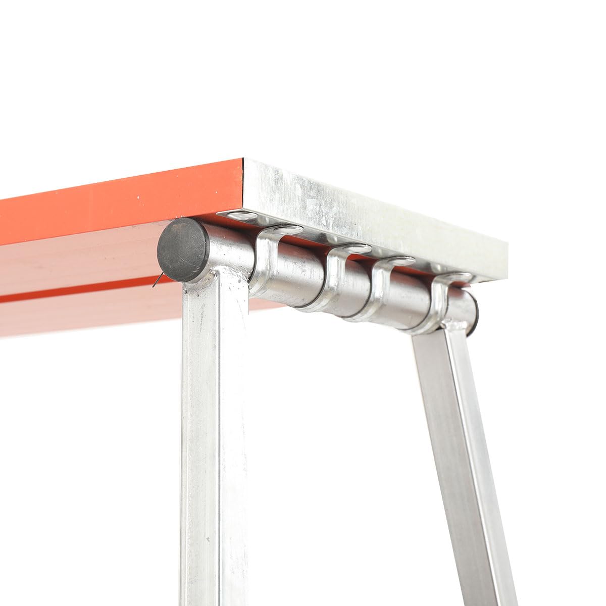 Piattaforma di Sicurezza Pieghevole in Alluminio, Piattaforma da Lavoro Regolabile 70-120cm, Carico 300kg, Antiscivolo, Ideale per Impalcatura e Uso Domestico o Professionale