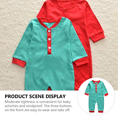 KESYOO MacacÃ£o de BebÃª Natal MacacÃ£o Infantil AlgodÃ£o BebÃª MacacÃ£o de Uma PeÃ§a MacacÃ£o RecÃ©