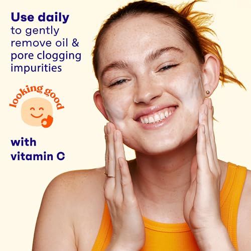 Clean & Clear Morning Burst Oil-Free Facial Cleanser with Vitamin C & BHA, Daily Nourishing Face Wash Gently Cleanses to Remove Oil & Pore Clogging Impurities, 8 fl. oz, 6 Pack - Thumbnail 4