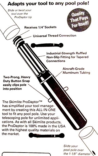Threaded Tapered Pool Pole Adapter Tool End for Paint Roller, Window/Tile Brush - Thumbnail 2
