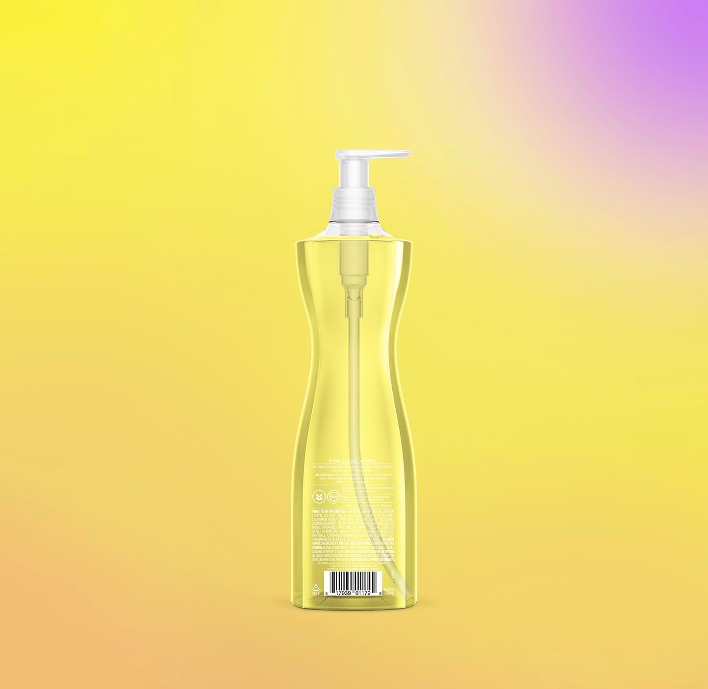 Lemon Mint Dish Soap Pump, 18 Oz by Method Products (Pack of 2)