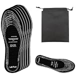 6 Pairs Cuttable Shoe Insoles, Breathable Latex Foam Shoe Inserts Comfort Anti Odour Shoe Inserts with Storage Bag, Soft Cut to Size Shoe Insoles for Men Women Adults Four Seasons Daily Replacement