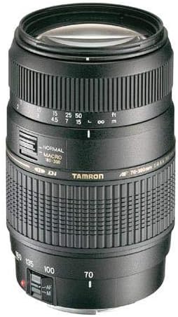 Tamron Auto Focus 70-300mm f/4.0-5.6 Di LD Macro Zoom Lens for Canon Digital SLR Cameras (Model A17E)