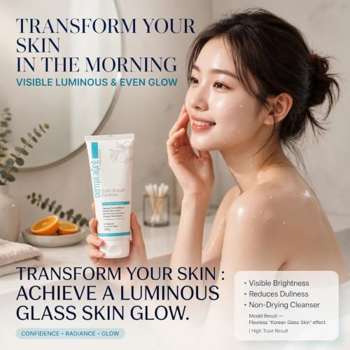Image of Satin Splash Face Cleanser (100ml) | Brightening Face Wash for Korean Glass Skin Glow | Deep Cleansing & Hydration| For all Skin Type |dermalaure face wash