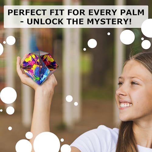 Image of Shashibo Octa Magnetic Puzzle Toy, Sensory Fidget Toy for Adults & Kids, Stress Relief Fidget Toy for Puzzle Enthusiasts, Fidget Toys for Desk, Shape Shifting Puzzle Toy, 30+ Possible Shapes