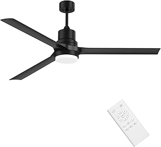 Ceiling 60 inch outdoor black ceiling fan