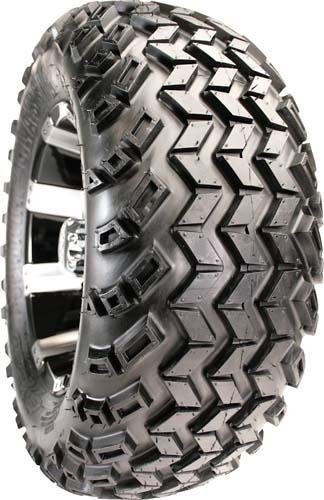 Sahara Classic All Terrain 22 Inch Golf Cart Tire | 4-Ply | Lift Kit Required | Directional Tread | Universal Fitment with 12 inch Wheels - 22x11-12