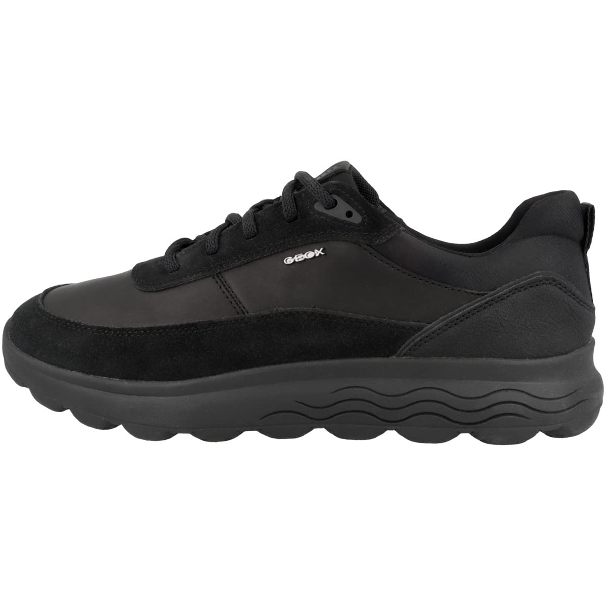 Geox Men's Black Sneakers, 7 Uk, Spherica Trainers