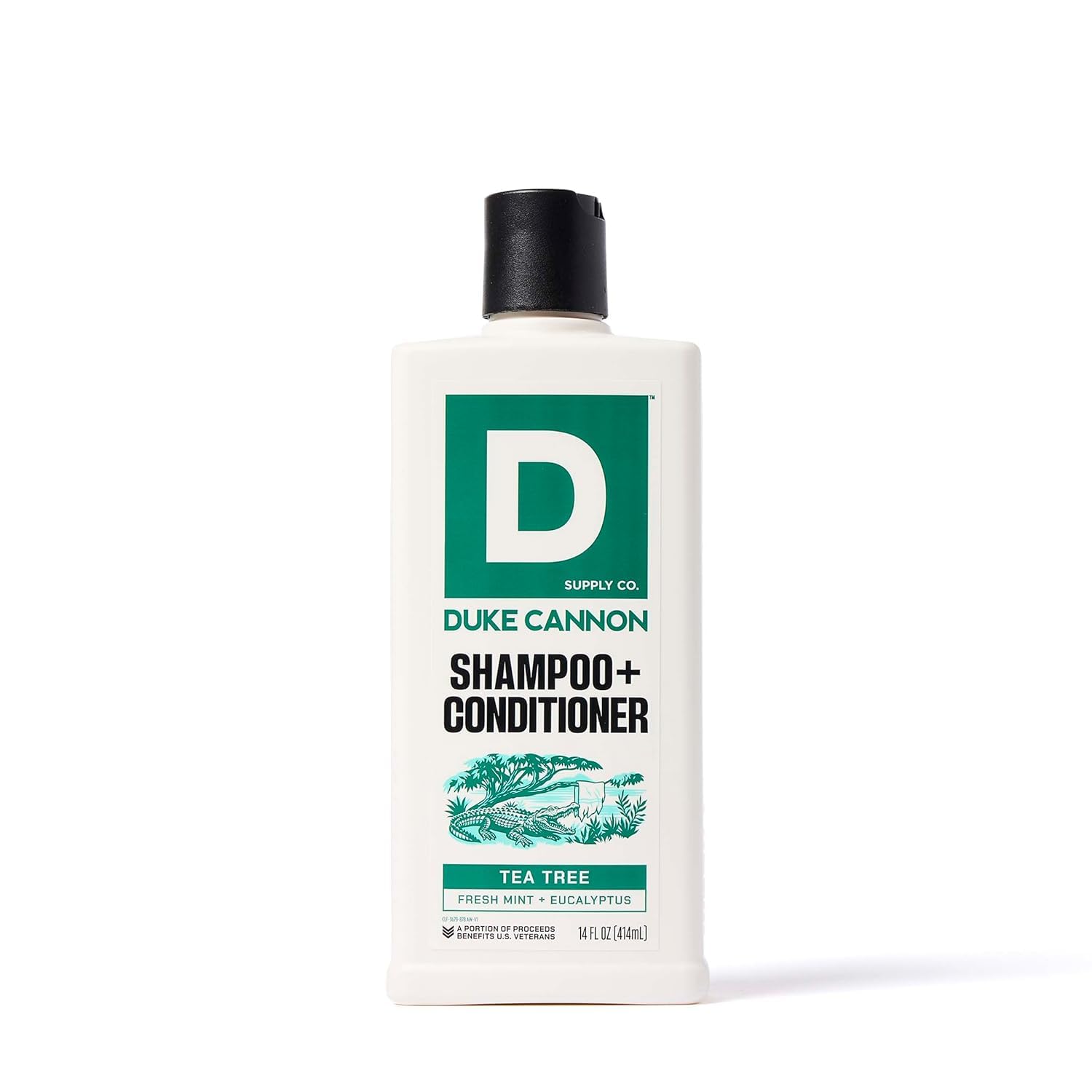 Photo 1 of Duke Cannon ea Tree 2-in-1 Shampoo and Conditioner - 14 fl oz