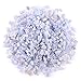 Swpeet 1 Pound Blue Chalcedony Small Tumbled Chips Stone Gemstone Chips Crushed Pieces Irregular Shaped Stones Crystal Chips Stone Perfect for Jewelry Making Home Decoration