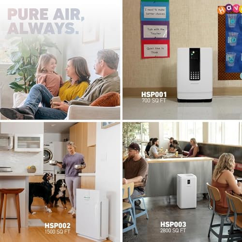 Image of Hathaspace Certified HSP001 Smart True HEPA Air Purifier Filters (1 Set)