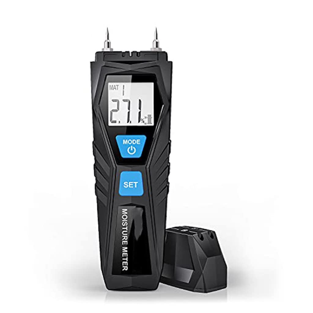 Two Pins Digital Wood Moistur E Meter Paper Humidity Tester Wall Timber Damp Detector LCD